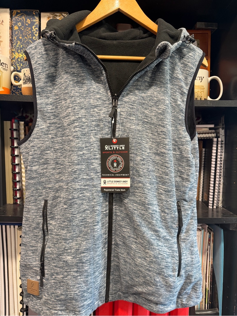 Little Donkey Andy Reversable Women's Hooded Zip Vest